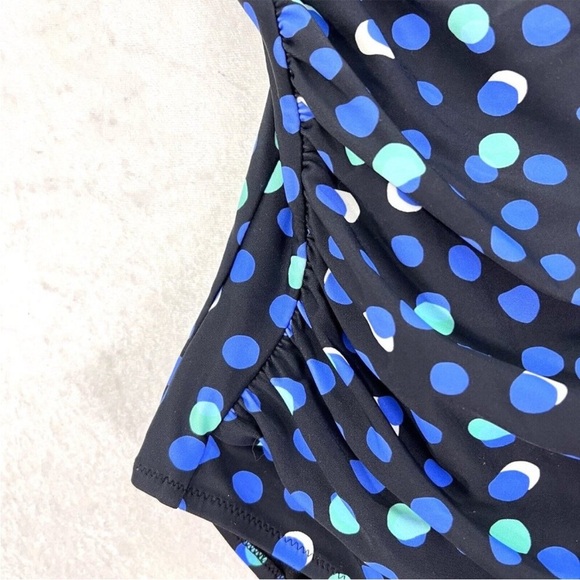 SEEKERS ESSENTIALS AUSTRALIA Swimsuit Womens 10 One Piece Slimming Ruched Front - Picture 3 of 7